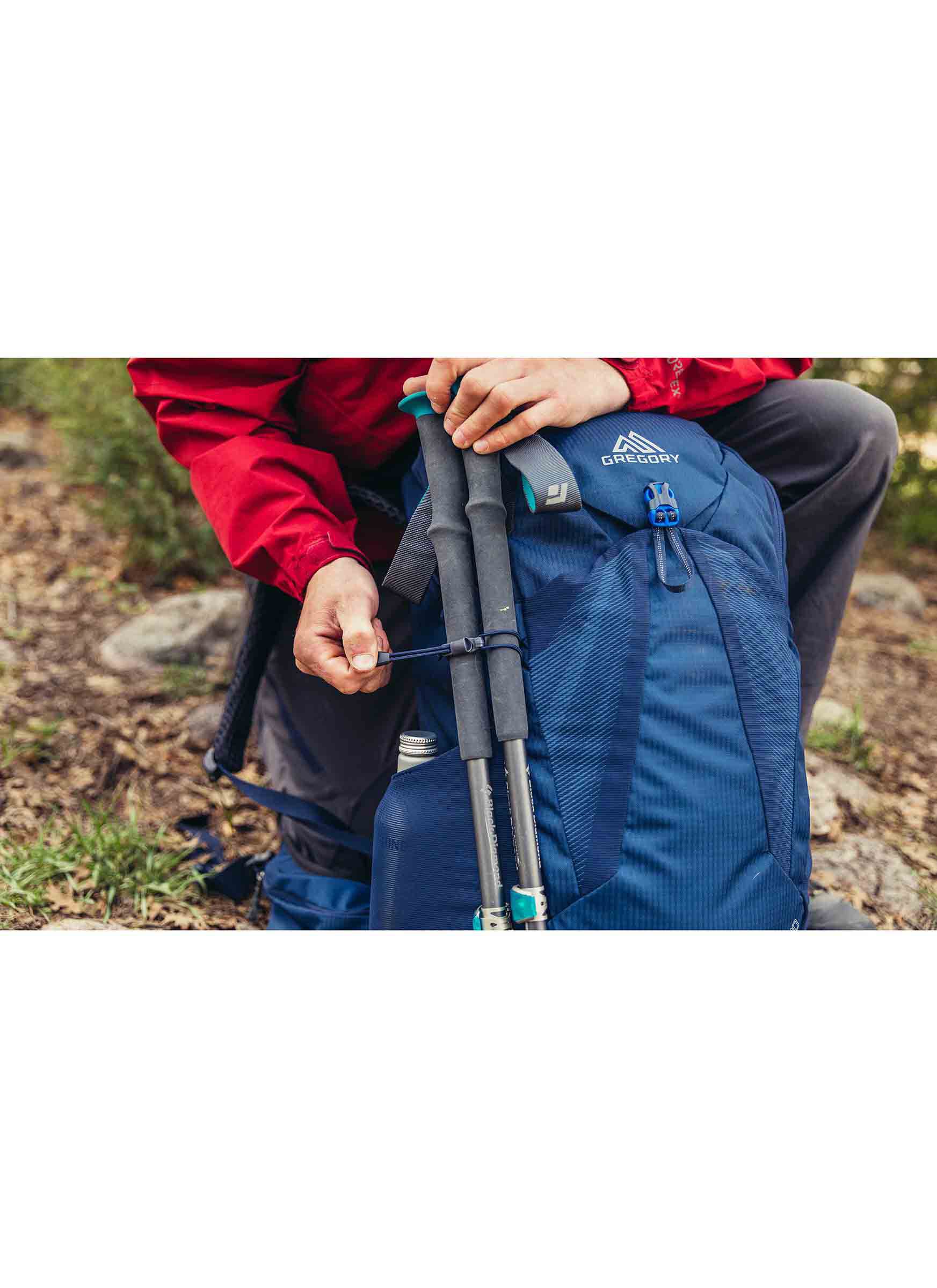 Gregory Float Zulu 40 Rucksack – Größe SM/MD, Empire Blue, Für Trekking & Übernachtungen, Mit FreeFloat Federung