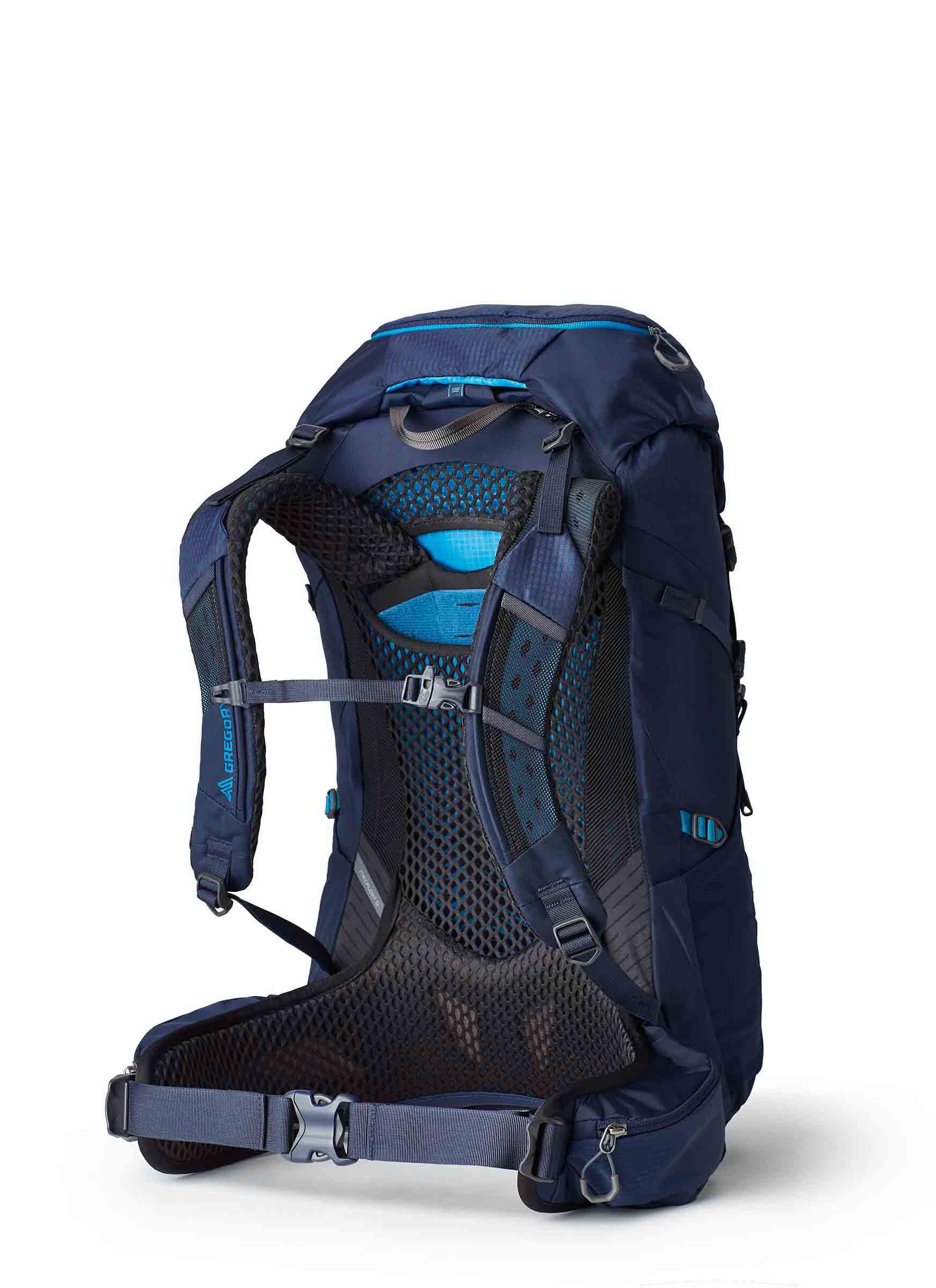 Gregory Float Zulu 40 Rucksack – Größe SM/MD, Empire Blue, Für Trekking & Übernachtungen, Mit FreeFloat Federung